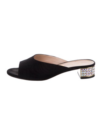 Gucci Crystal Embellishments Slides