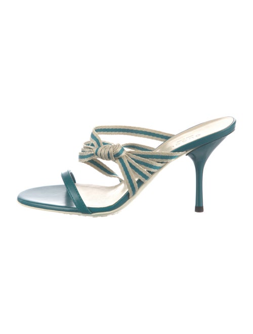 Gucci Leather Striped Slides