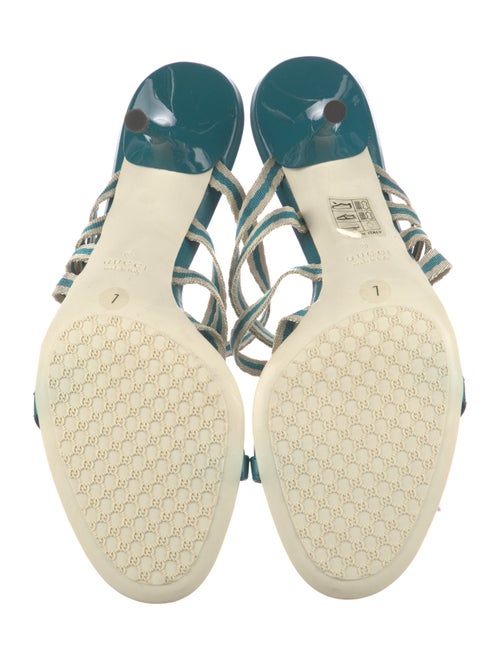 Gucci Leather Striped Slides