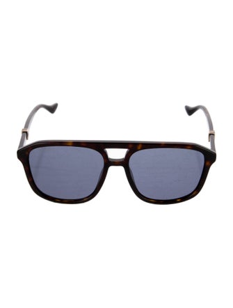 Gucci Web Accent Oversize Sunglasses