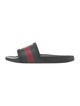 Gucci Web Accent Rubber Slides