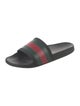 Gucci Web Accent Rubber Slides