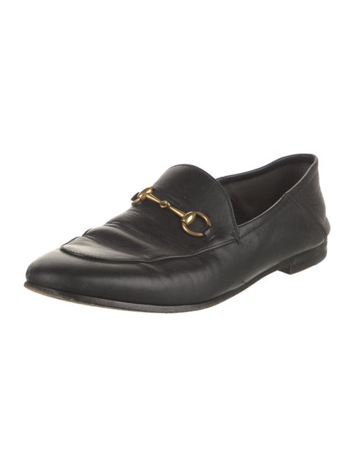 Gucci Horsebit Accent Leather Loafers