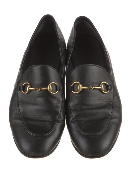 Gucci Horsebit Accent Leather Loafers