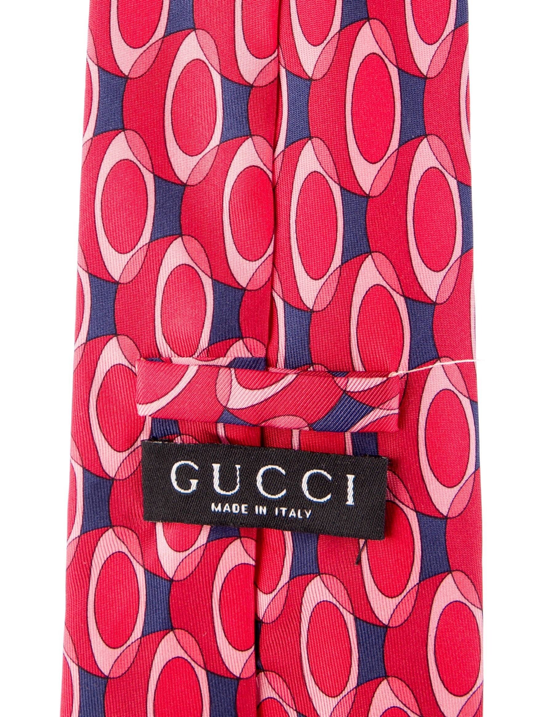 Gucci Silk Patterened Tie