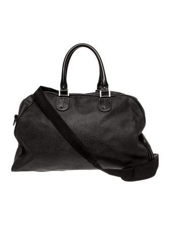 Gucci Interlocking G Saffiano Leather Weekender Bag