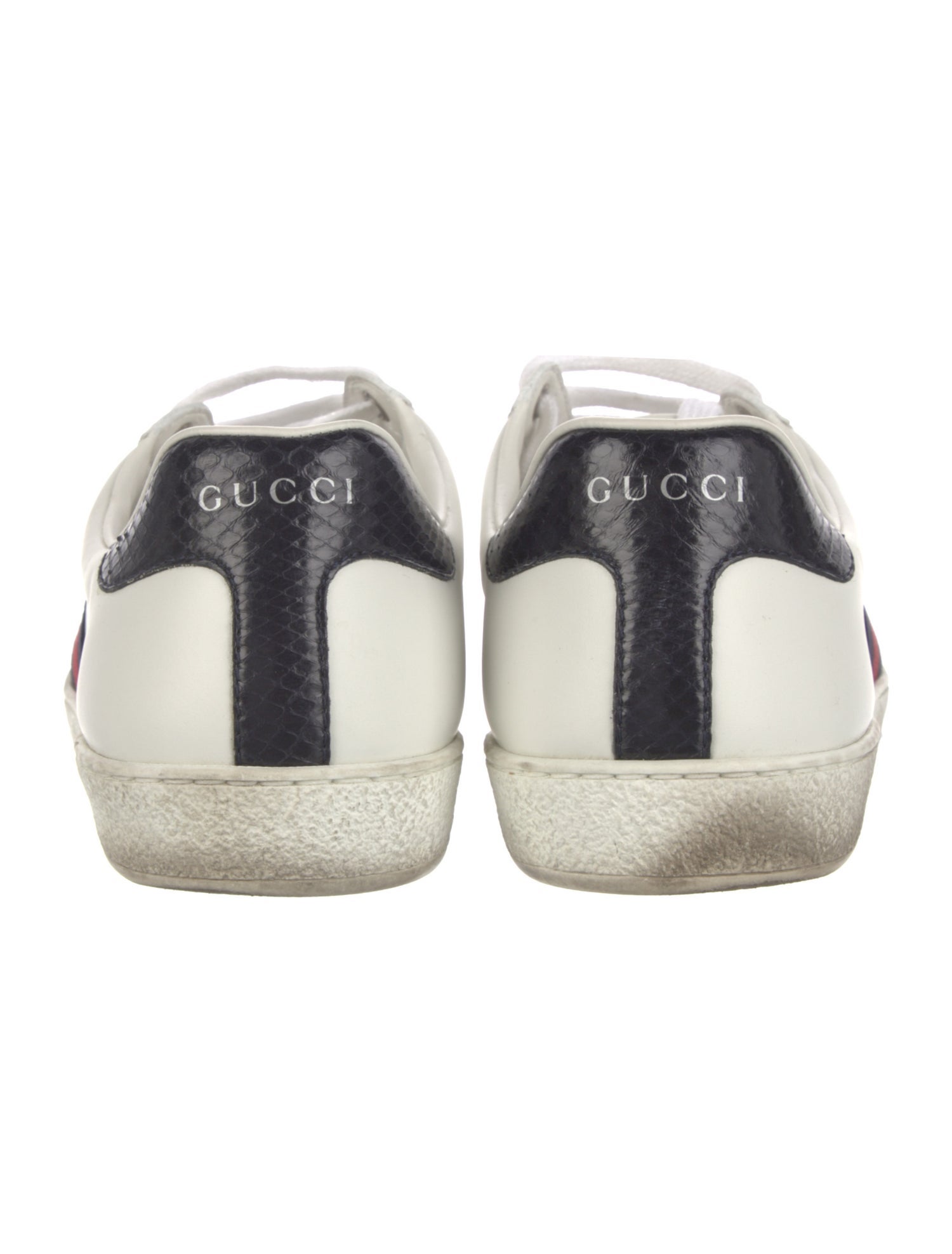 Gucci Sylvie Web Accent Leather Sneakers