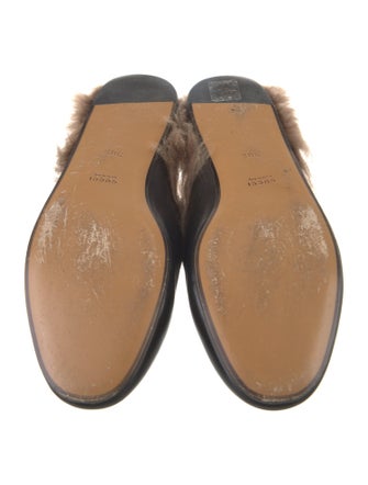 Gucci Horsebit Accent Leather Mules