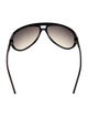 Gucci Horsebit Accent Oversize Sunglasses