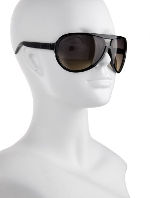 Gucci Horsebit Accent Oversize Sunglasses