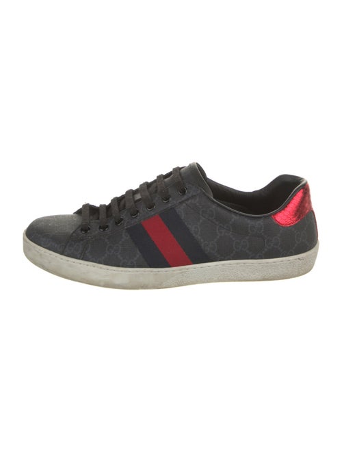 Gucci GG Supreme Grosgrain Trim Sneakers