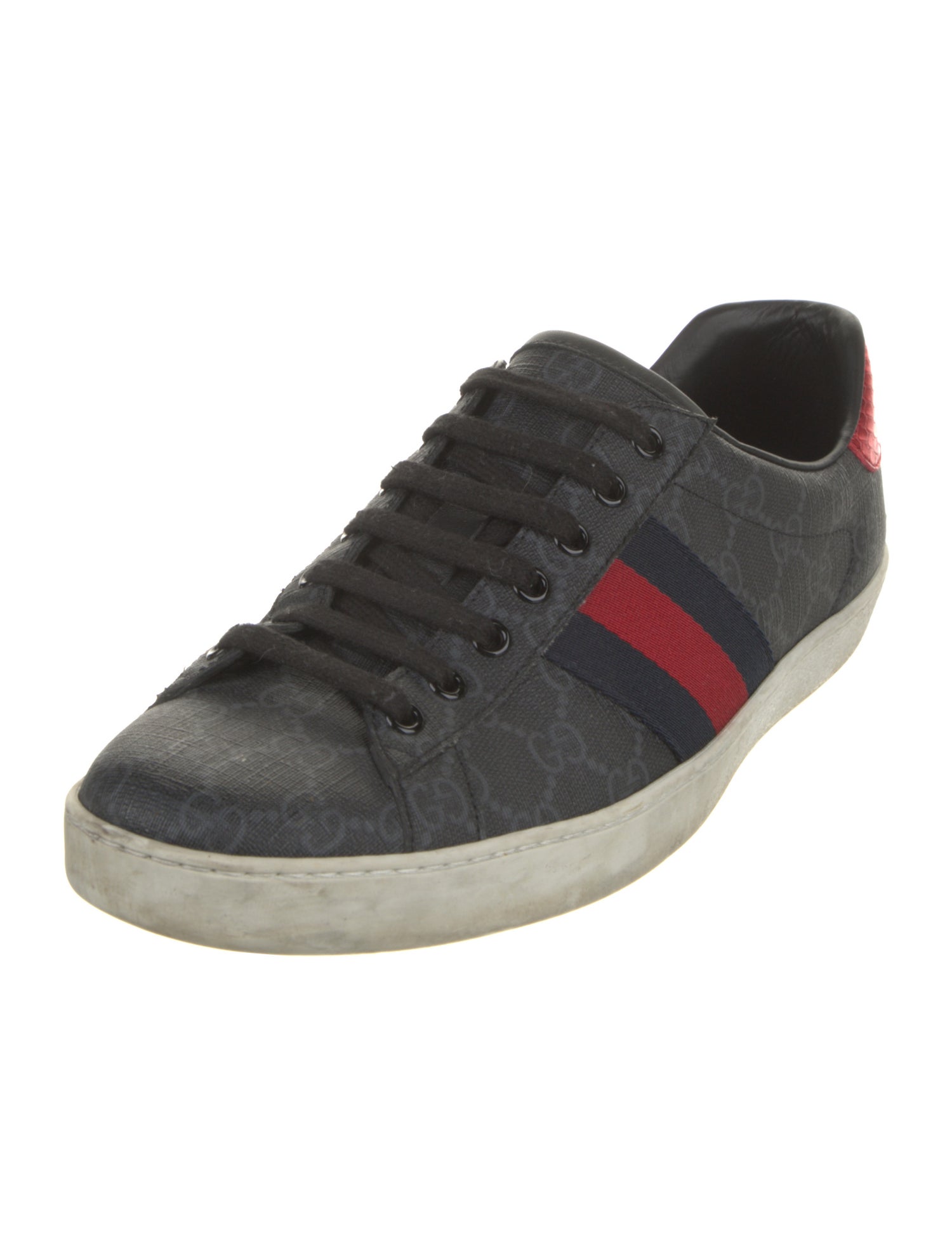 Gucci GG Supreme Grosgrain Trim Sneakers