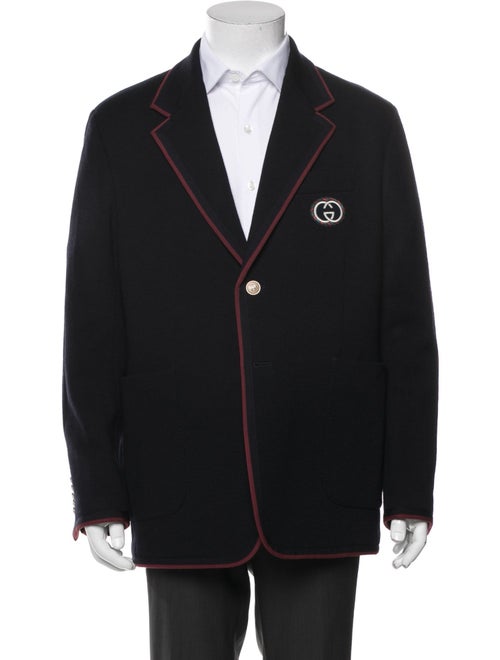 Gucci Web Accent Wool Blazer