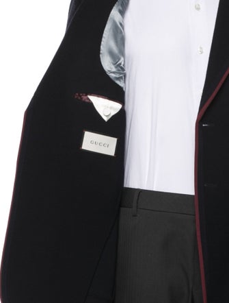 Gucci Web Accent Wool Blazer