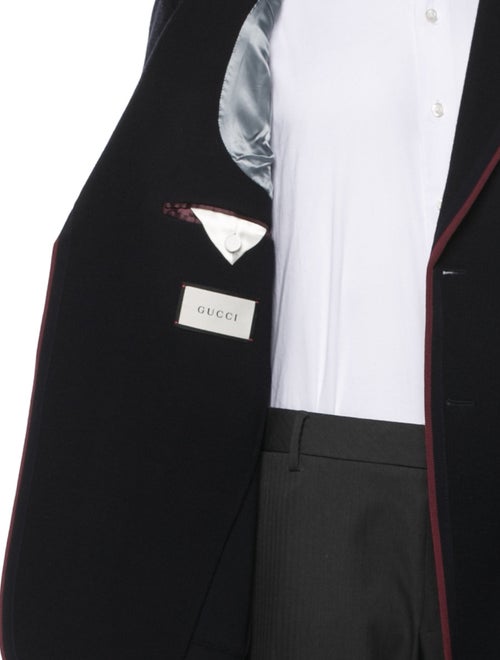 Gucci Web Accent Wool Blazer