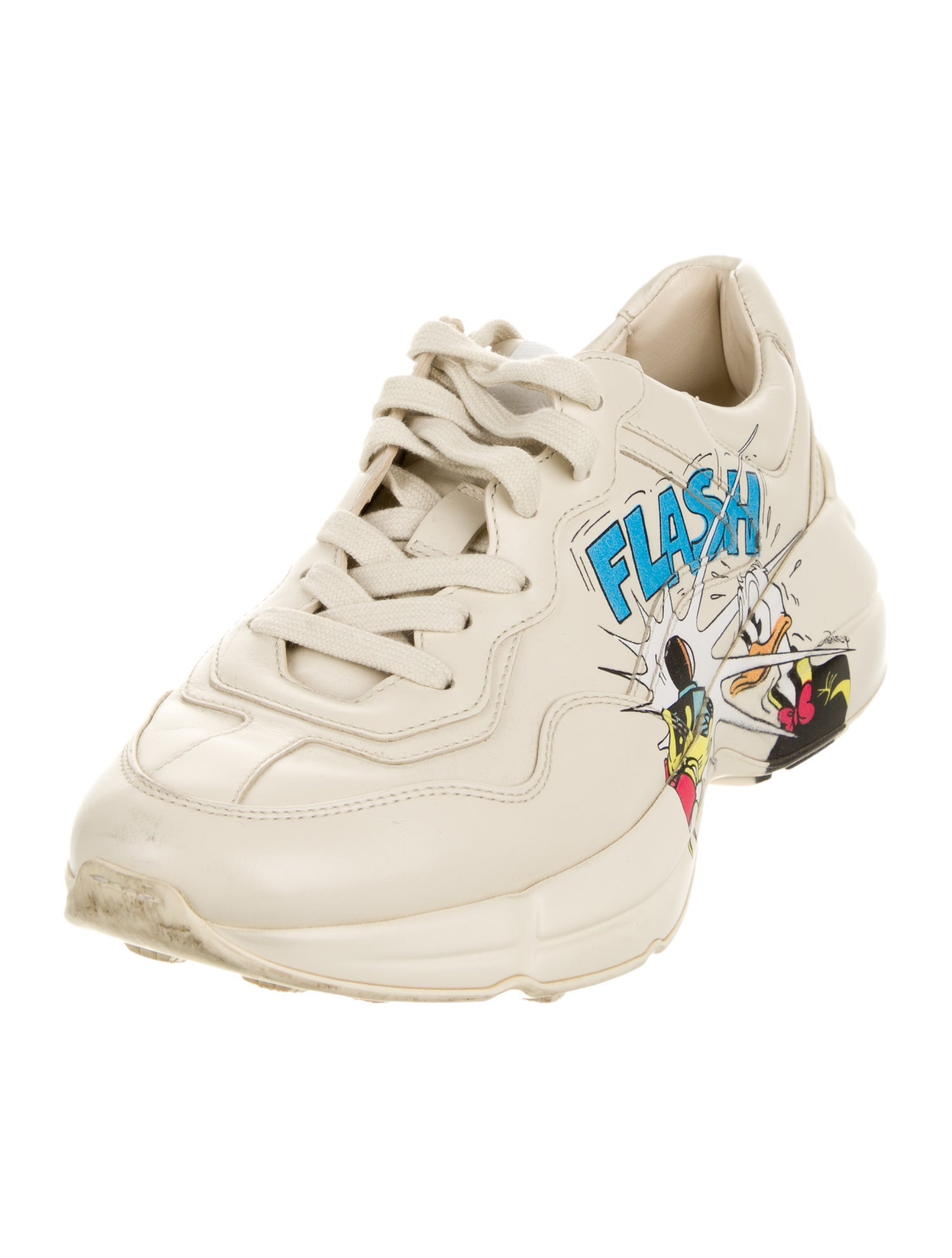 Gucci x Disney Leather Printed Chunky Sneakers