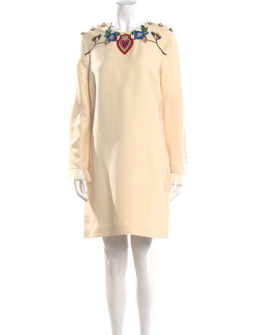 Gucci Crew Neck Mini Dress