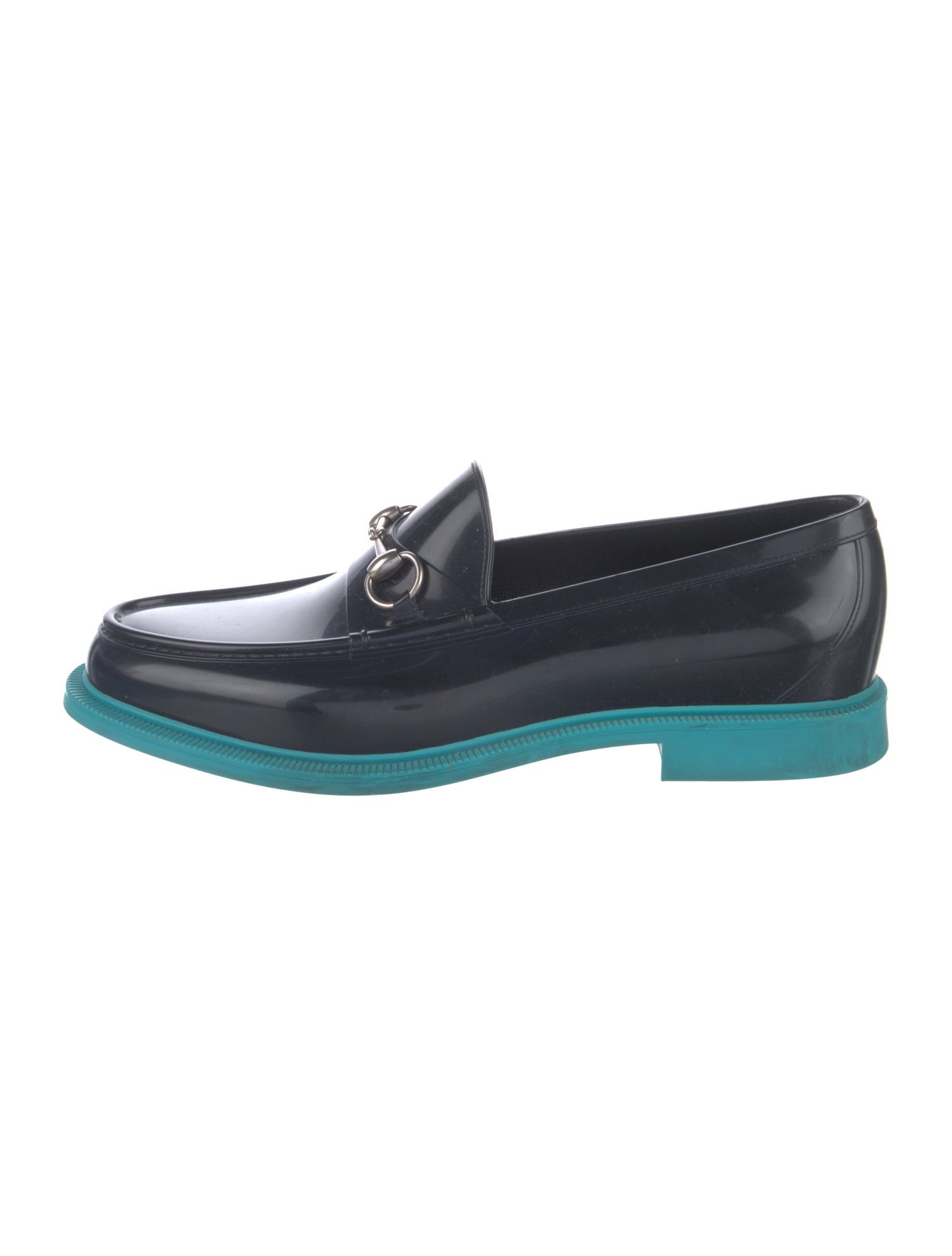 Gucci Horsebit Accent Rubber Loafers