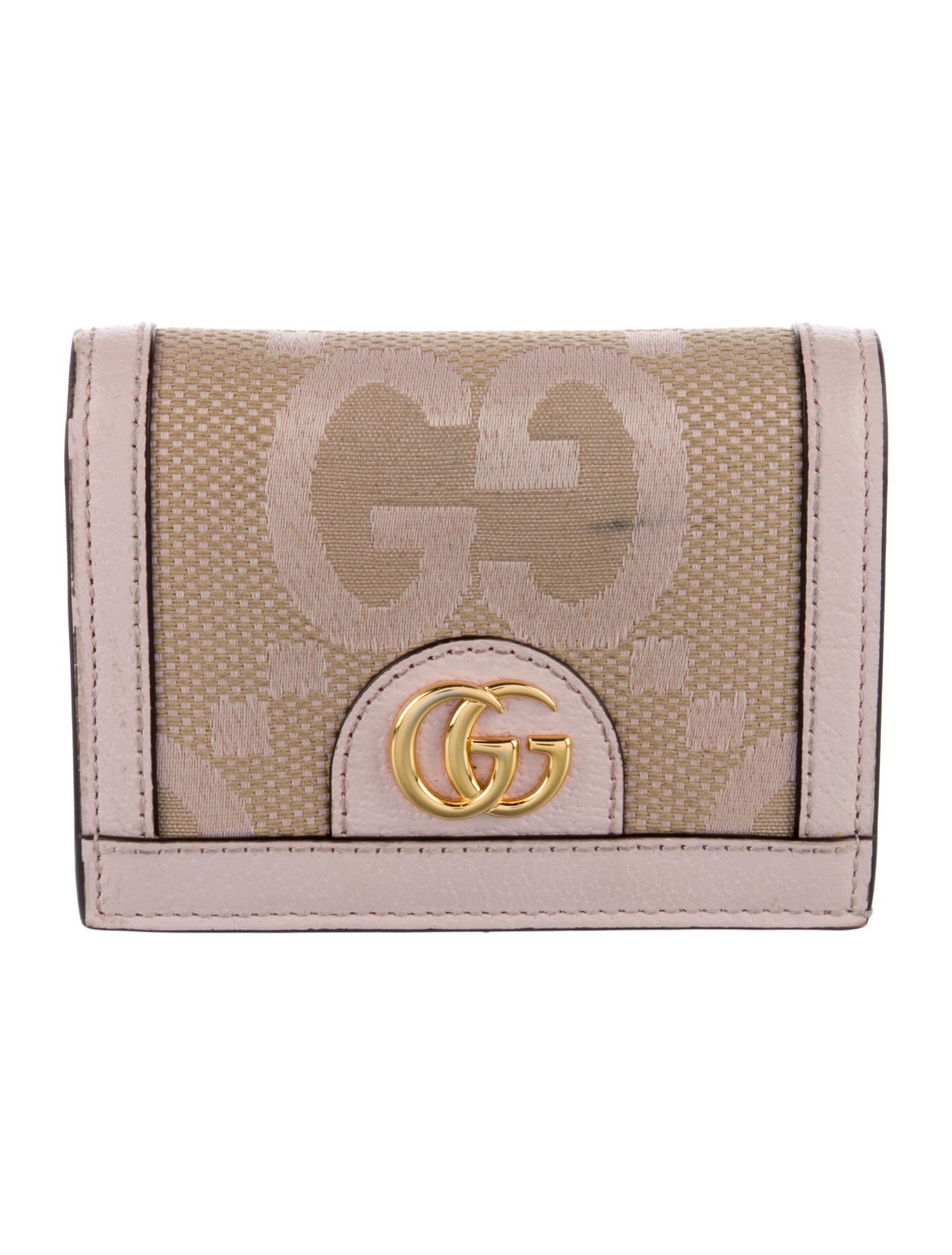 Gucci Jumbo GG Canvas Compact Wallet