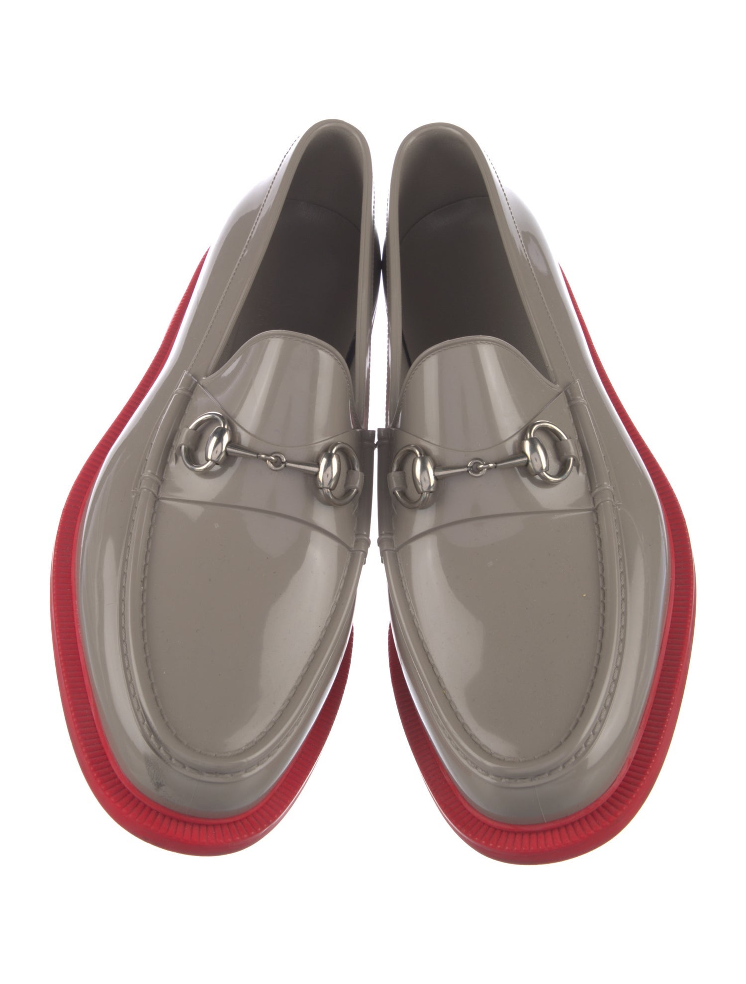Gucci Horsebit Accent Rubber Loafers