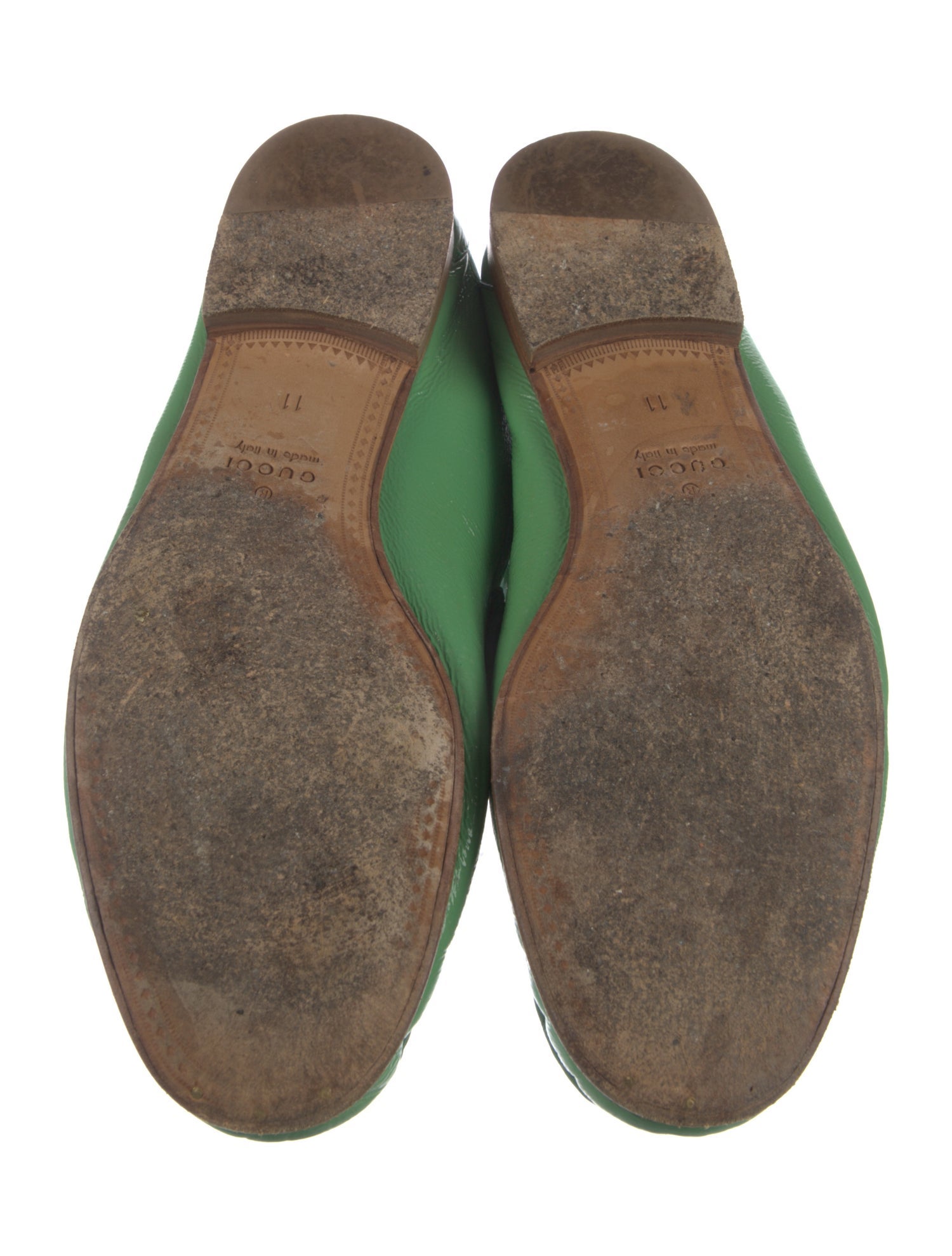 Gucci 1955 Horsebit Accent Patent Leather Dress Loafers