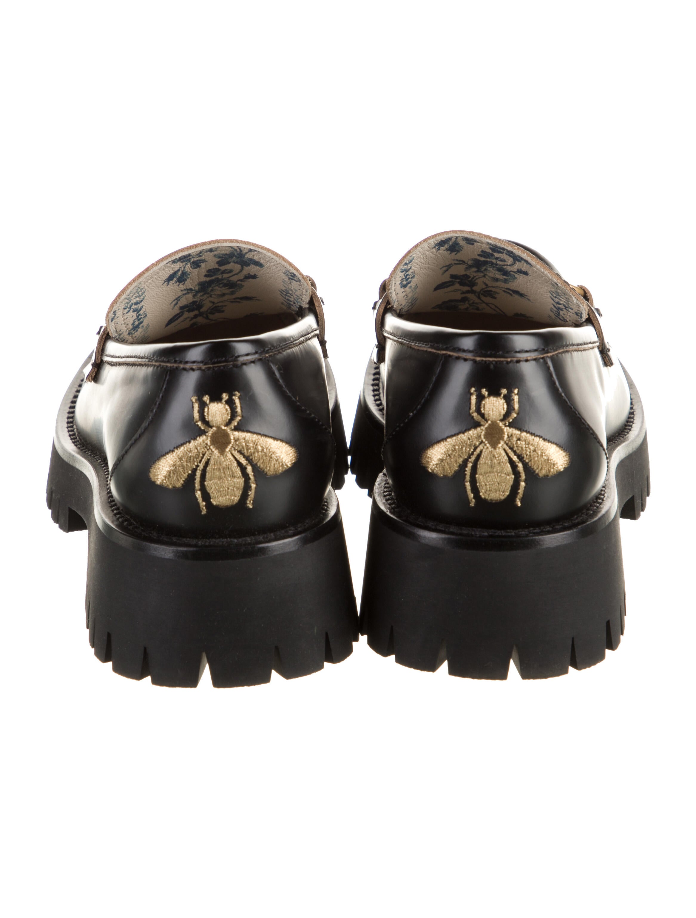 Gucci Horsebit Accent Leather Loafers