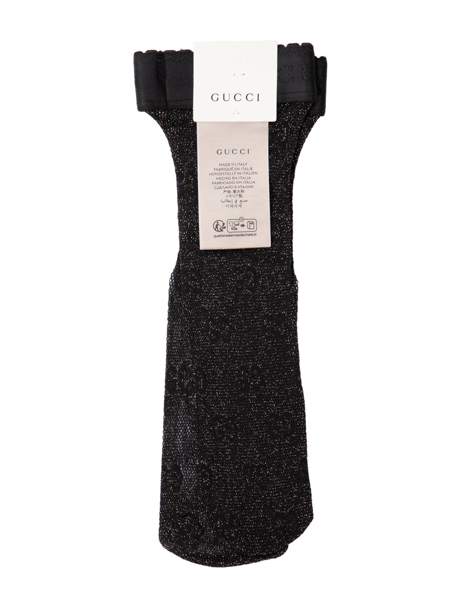 Gucci GG Logo Fishnet Socks