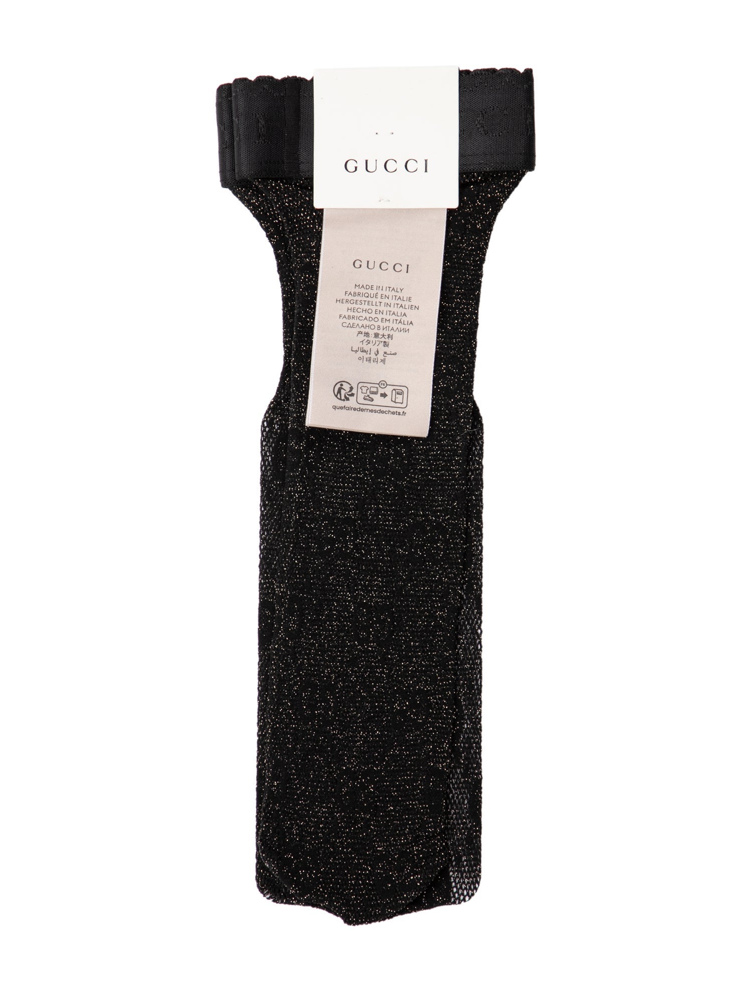 Gucci GG Logo Fishnet Socks