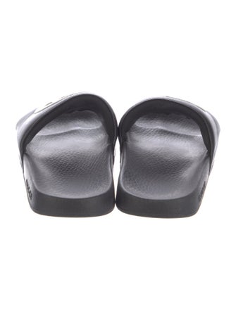 Gucci Interlocking G Logo Leather Slides