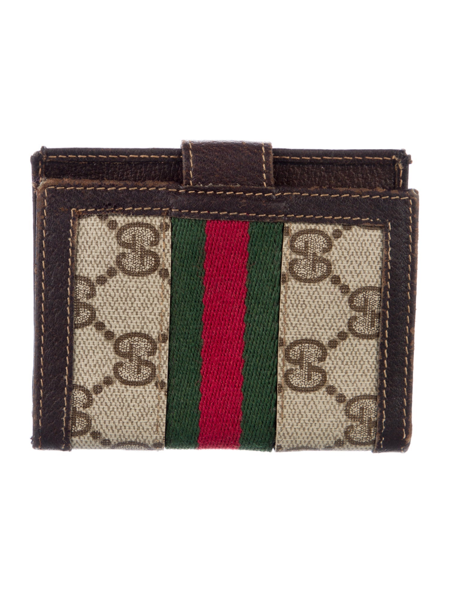 Gucci Vintage GG Plus GG Supreme Compact Wallet