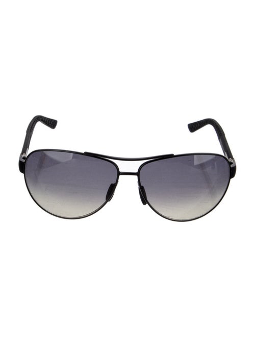 Gucci Web Accent Aviator Sunglasses