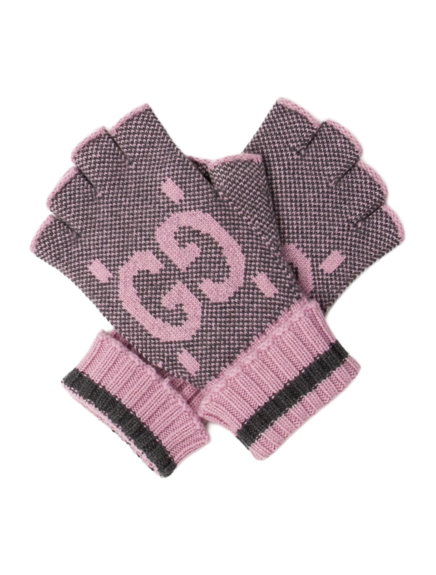 Gucci Wool GG Print Gloves w/Tags