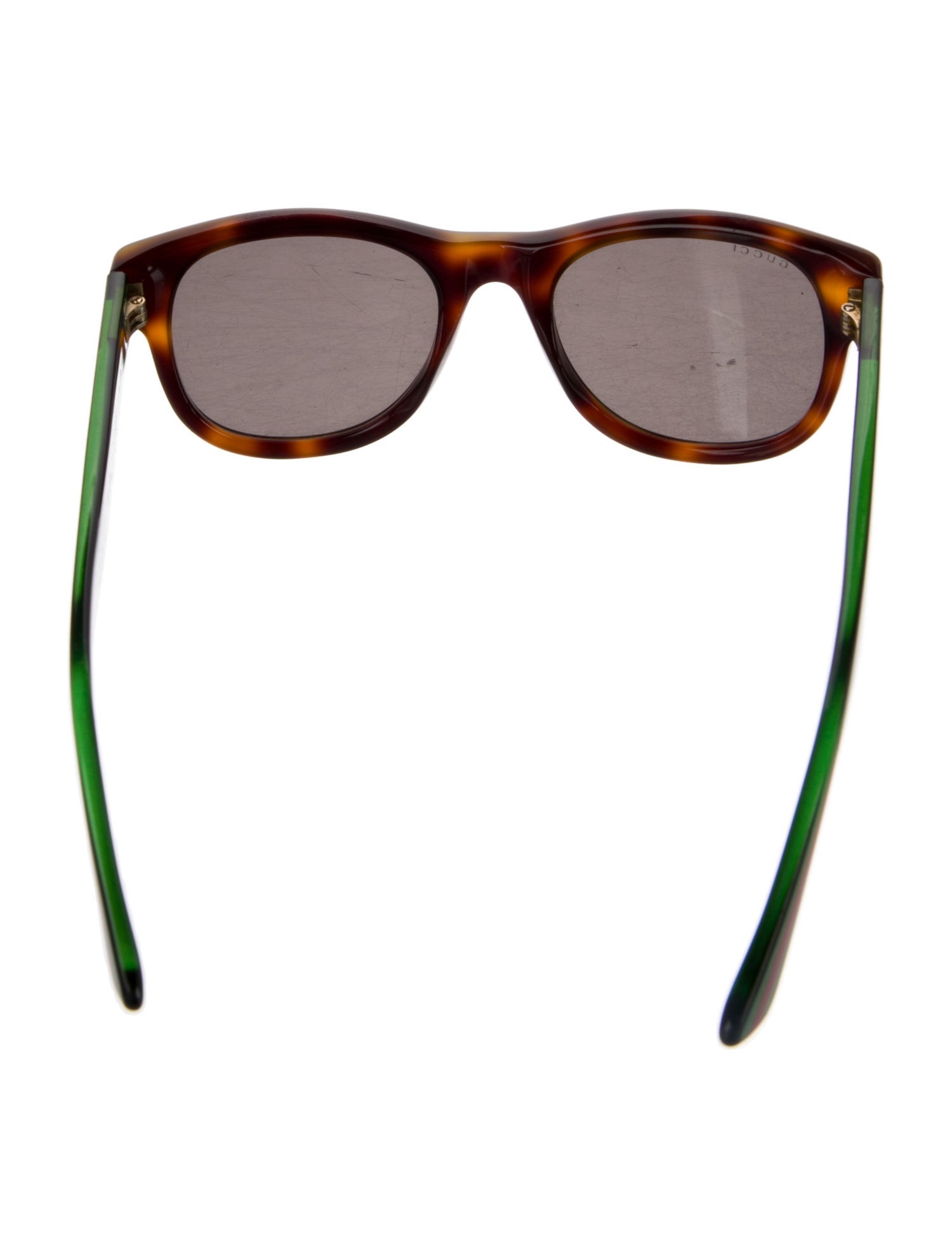 Gucci Web Accent Wayfarer Sunglasses
