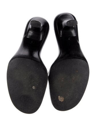 Gucci Late 1990's - Early 2000's Leather Slides