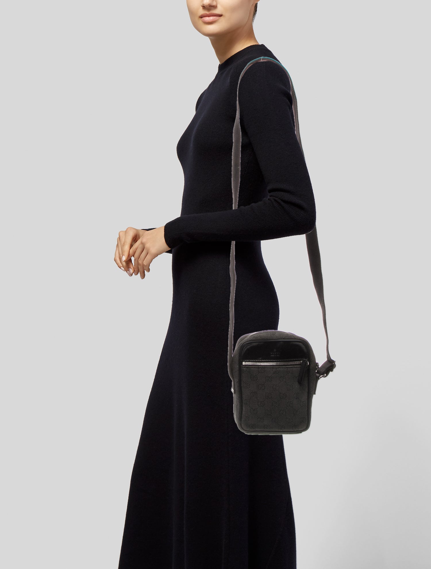 Gucci GG Denim Messenger Bag