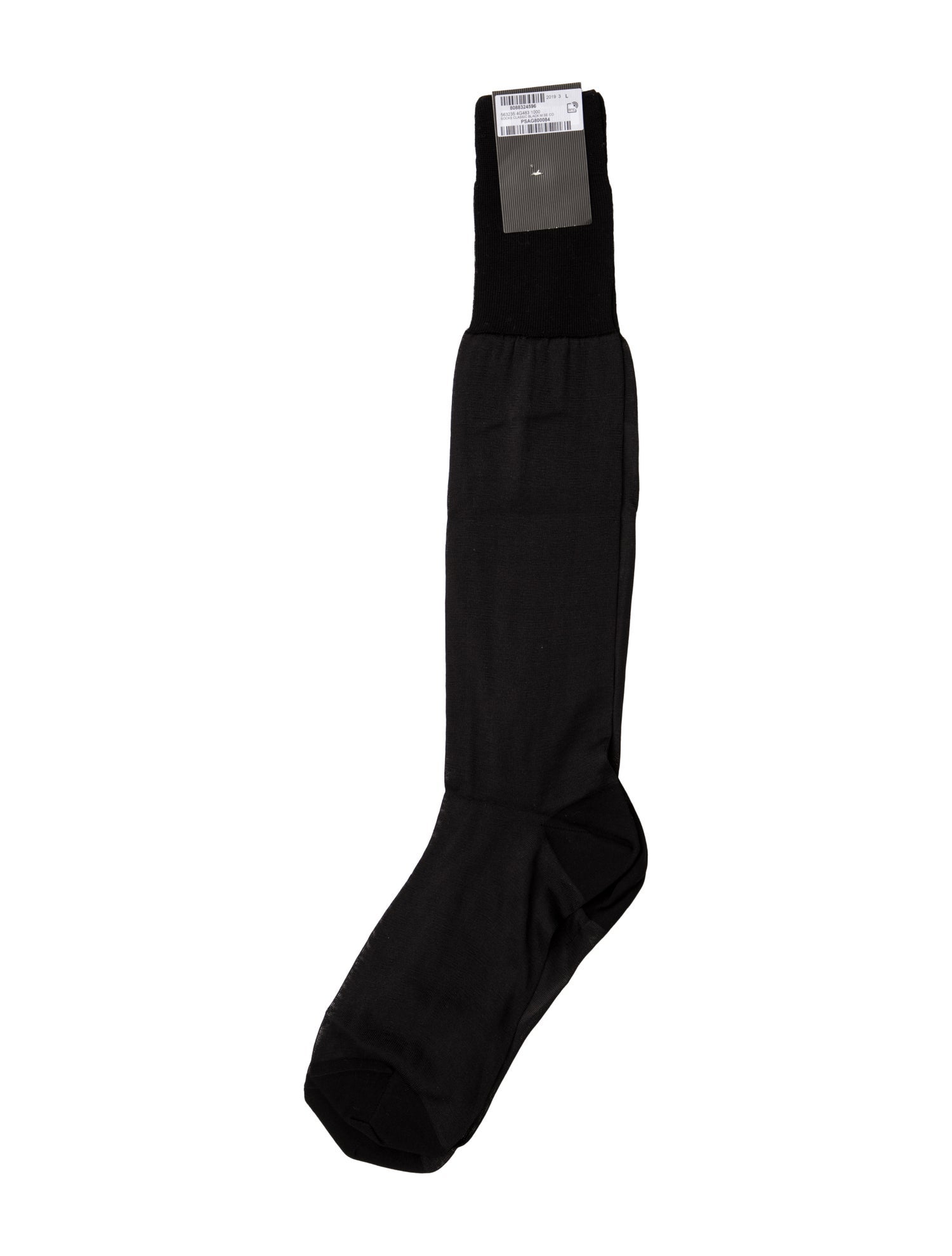 Gucci Solid Colored Silk Socks