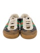 Gucci Web Accent Leather Sneakers