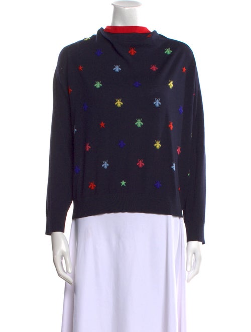 Gucci 2018 Bee Accent Pullover