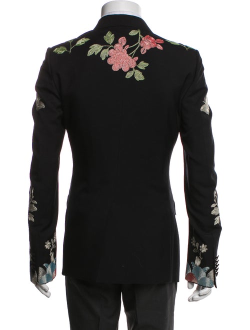 Gucci Wool Floral Print Blazer