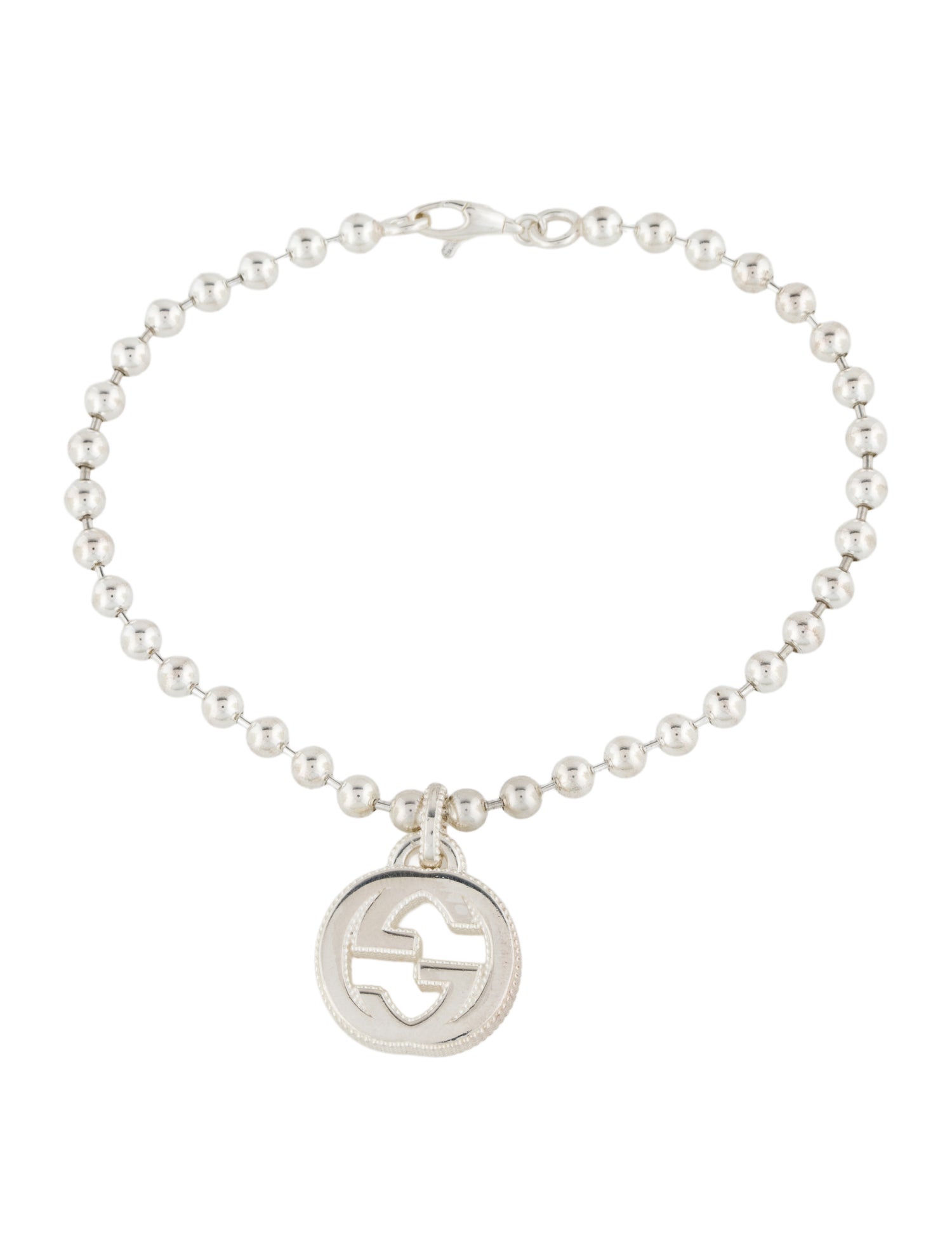 Gucci Interlocking G Logo Charm Bracelet