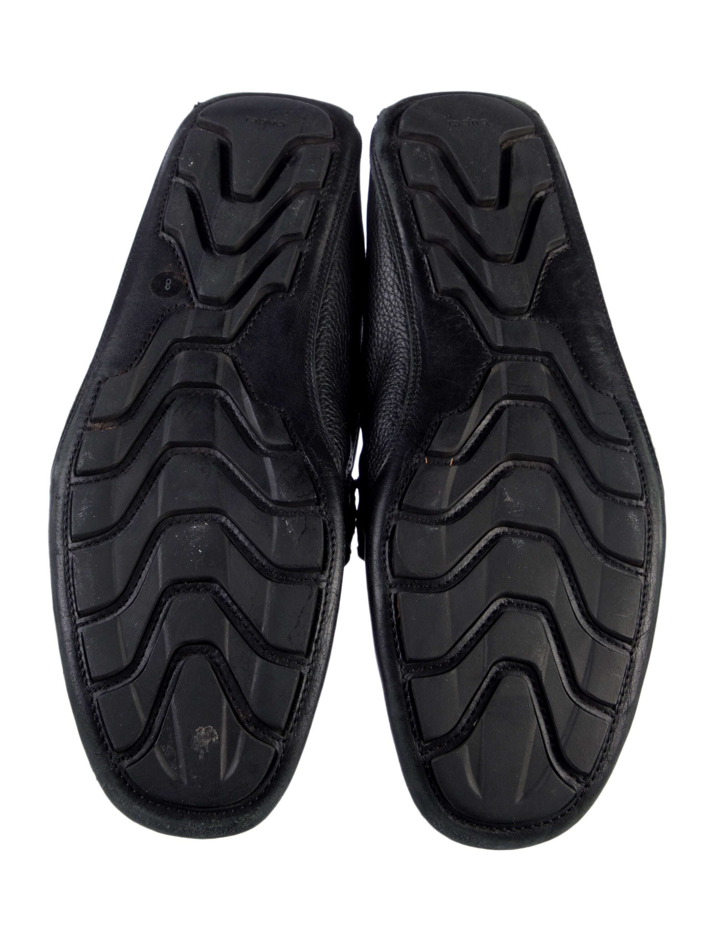 Gucci Horsebit Accent Leather Drivers