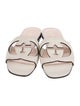 Gucci Interlocking G Logo Leather Slides