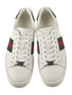 Gucci Web Accent Leather Sneakers