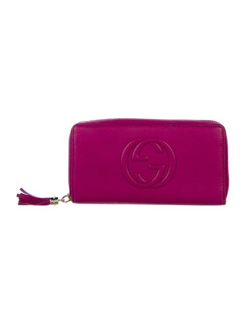 Gucci Interlocking G Logo Leather Continental Wallet
