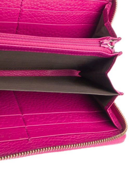 Gucci Interlocking G Logo Leather Continental Wallet