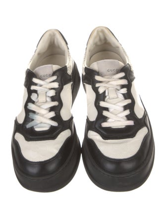 Gucci Interlocking G Logo Leather Sneakers
