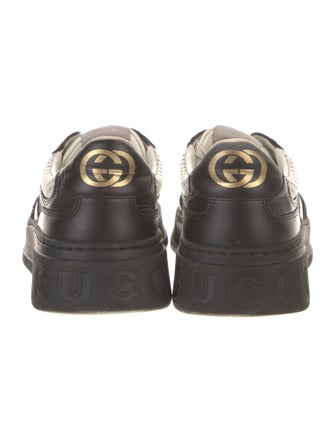 Gucci Interlocking G Logo Leather Sneakers