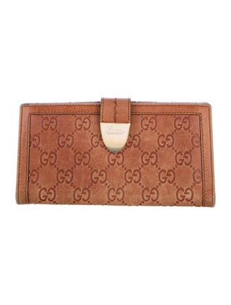 Gucci GG Signature Leather French Purse