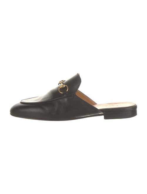 Gucci Horsebit Accent Leather Mules