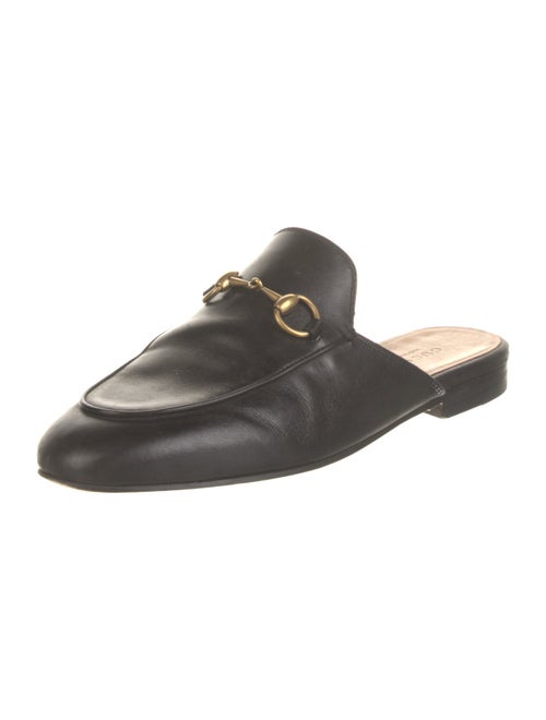 Gucci Horsebit Accent Leather Mules